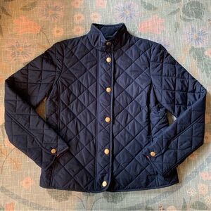Lauren Ralph Lauren // Quilted Jacket - Navy Blue - Medium Petite